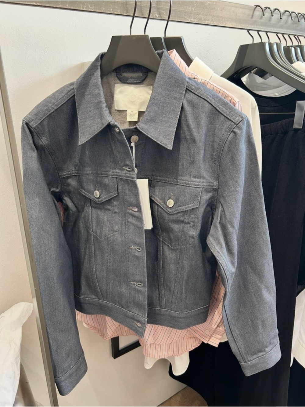 COS Gray Denim Jean Jacket